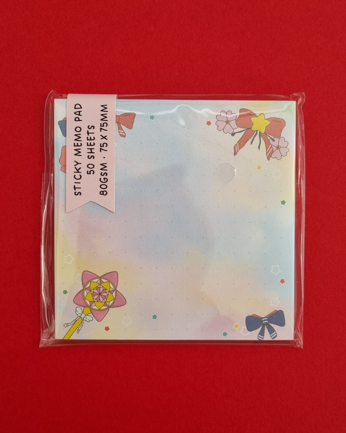 Magical Girl Items Sticky Memo Pad