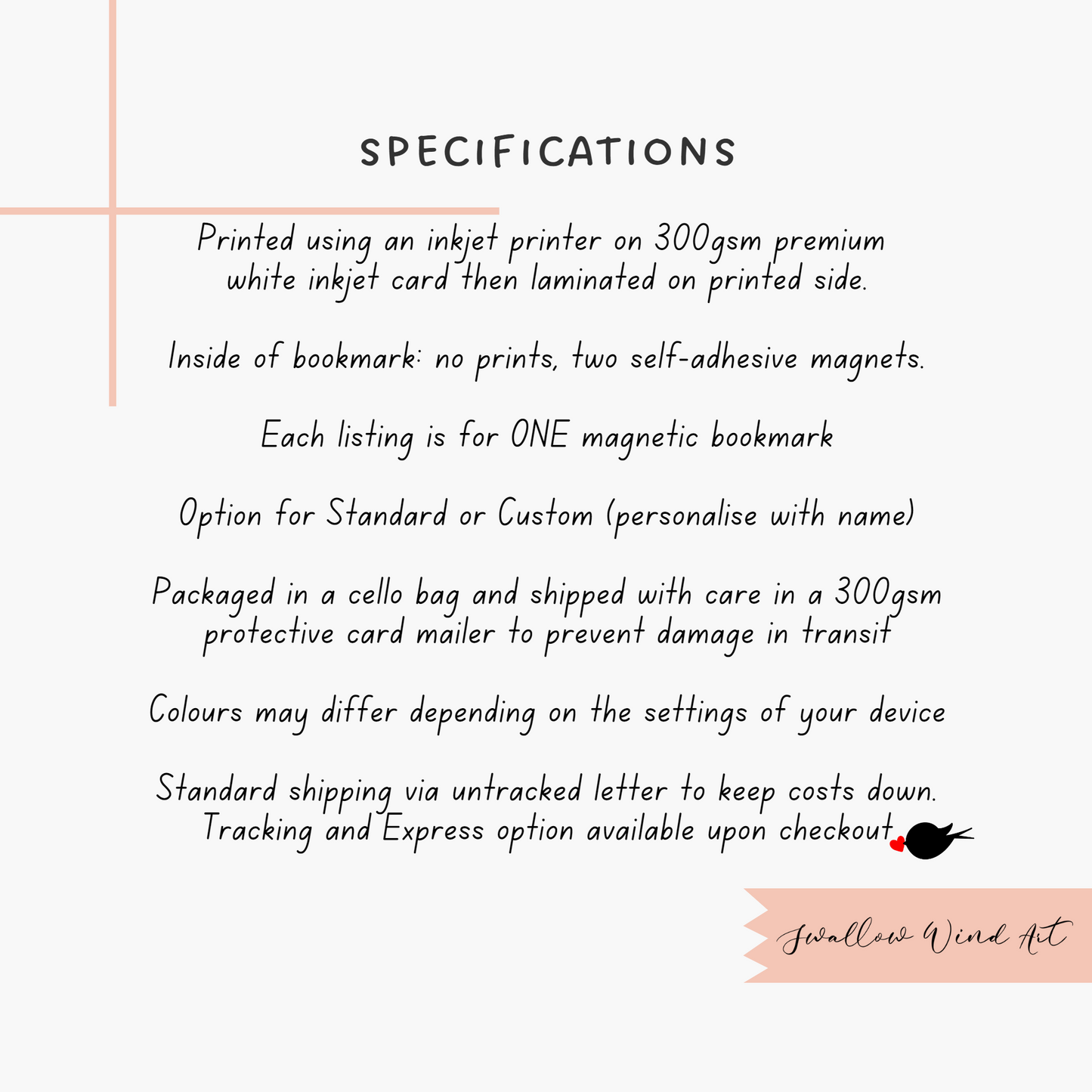 Magnetic Bookmark - You Got This - Swallow Wind Art