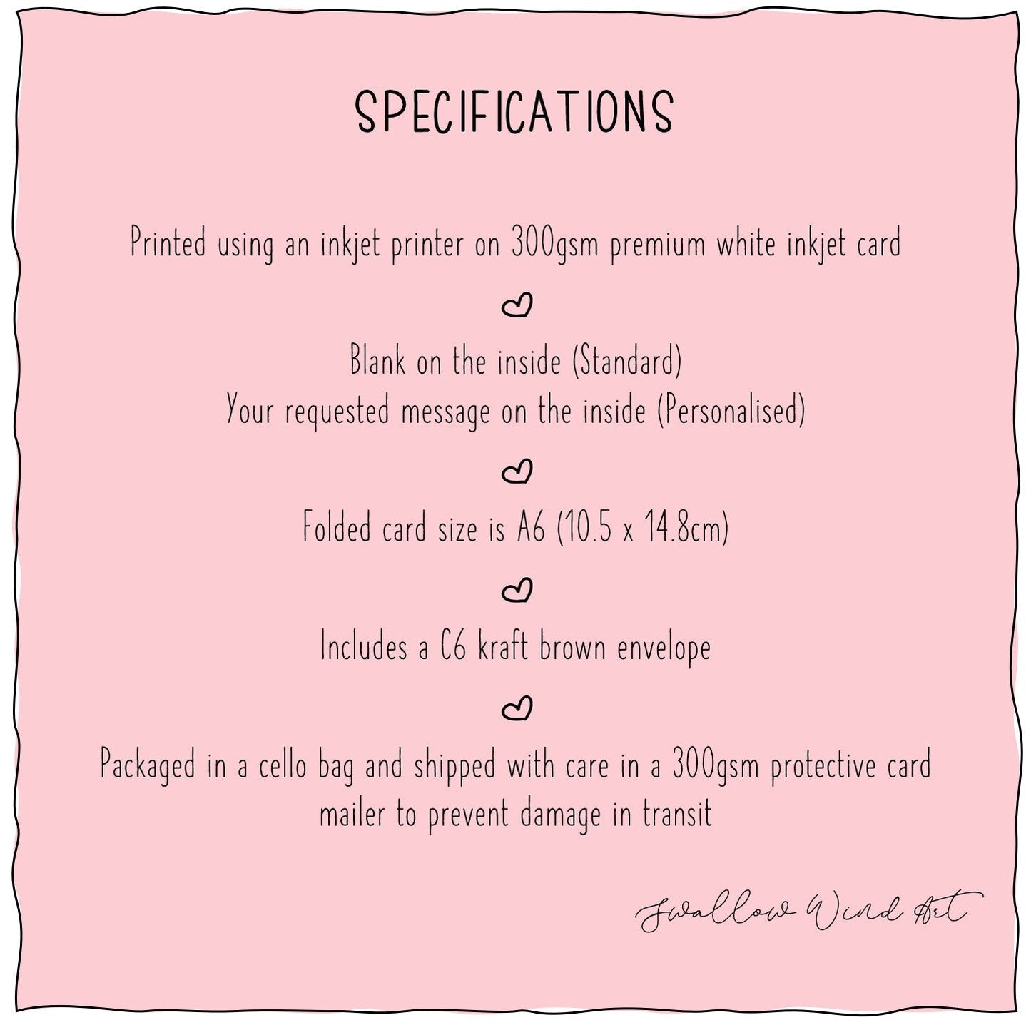 Sleeping Polar Bear - Personalised Get Well Card - Swallow Wind Art