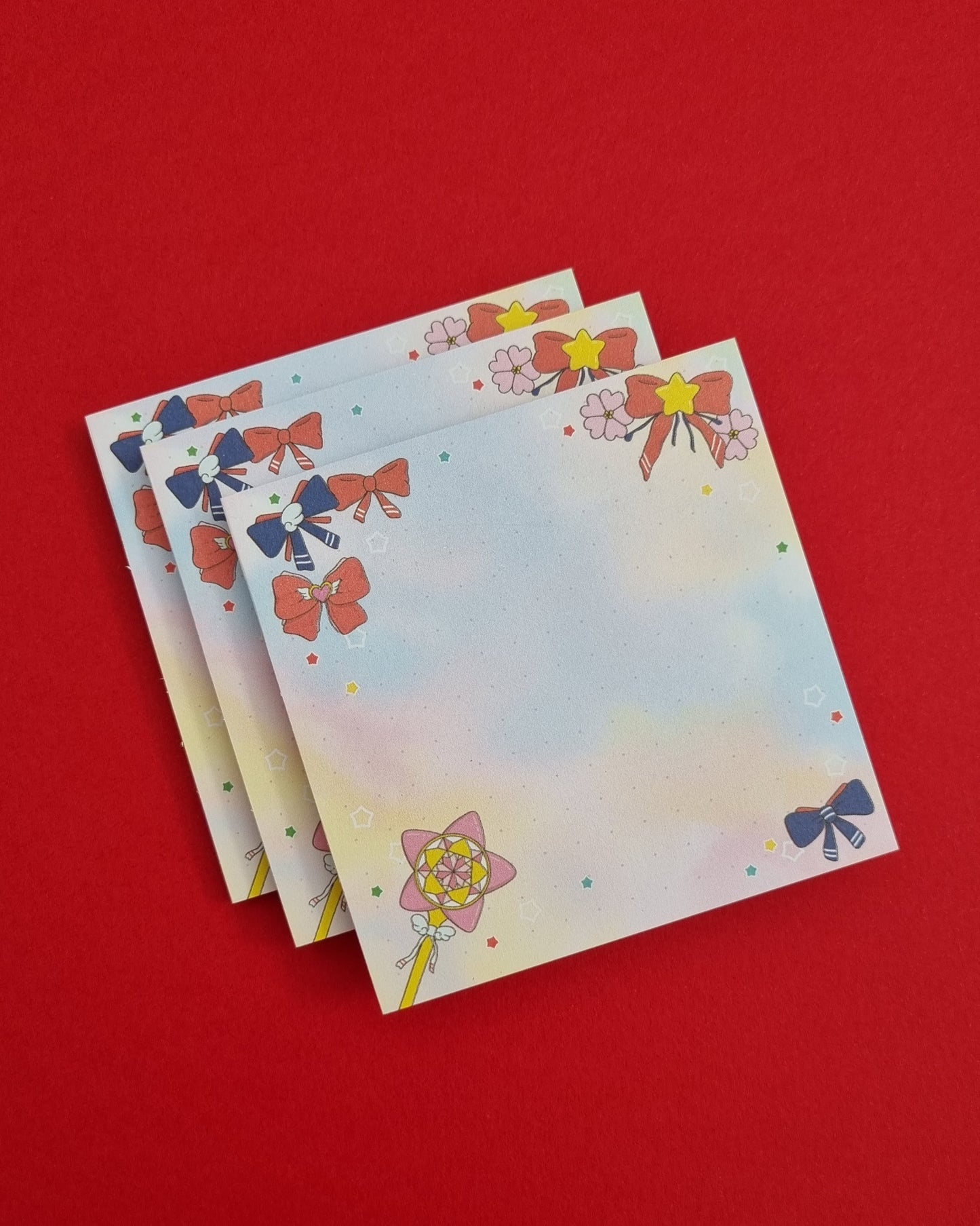 Magical Girl Items Sticky Memo Pad