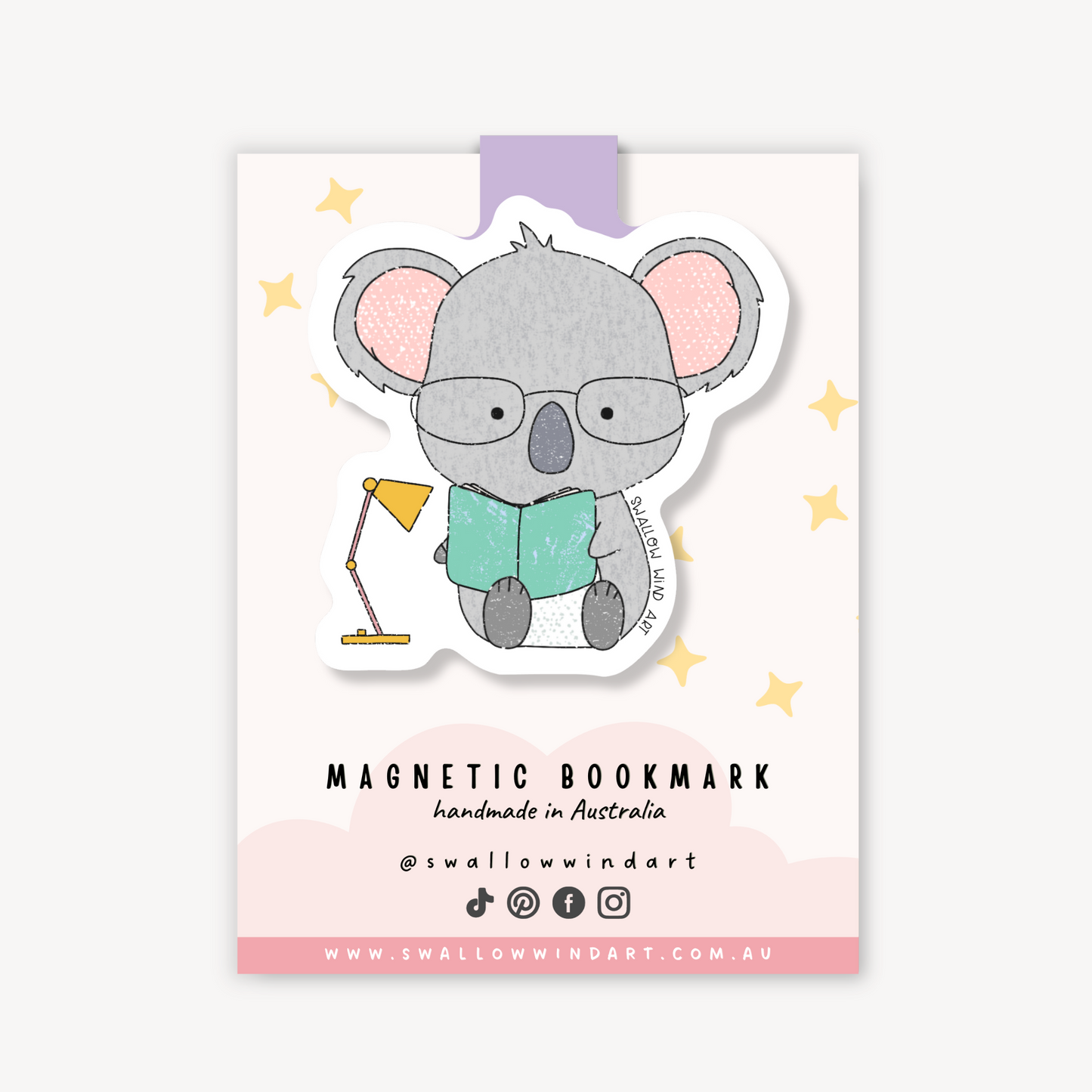 Magnetic Bookmark - Koala Study Buddy