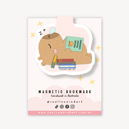 Magnetic Bookmark - Capybara's Cosy Corner