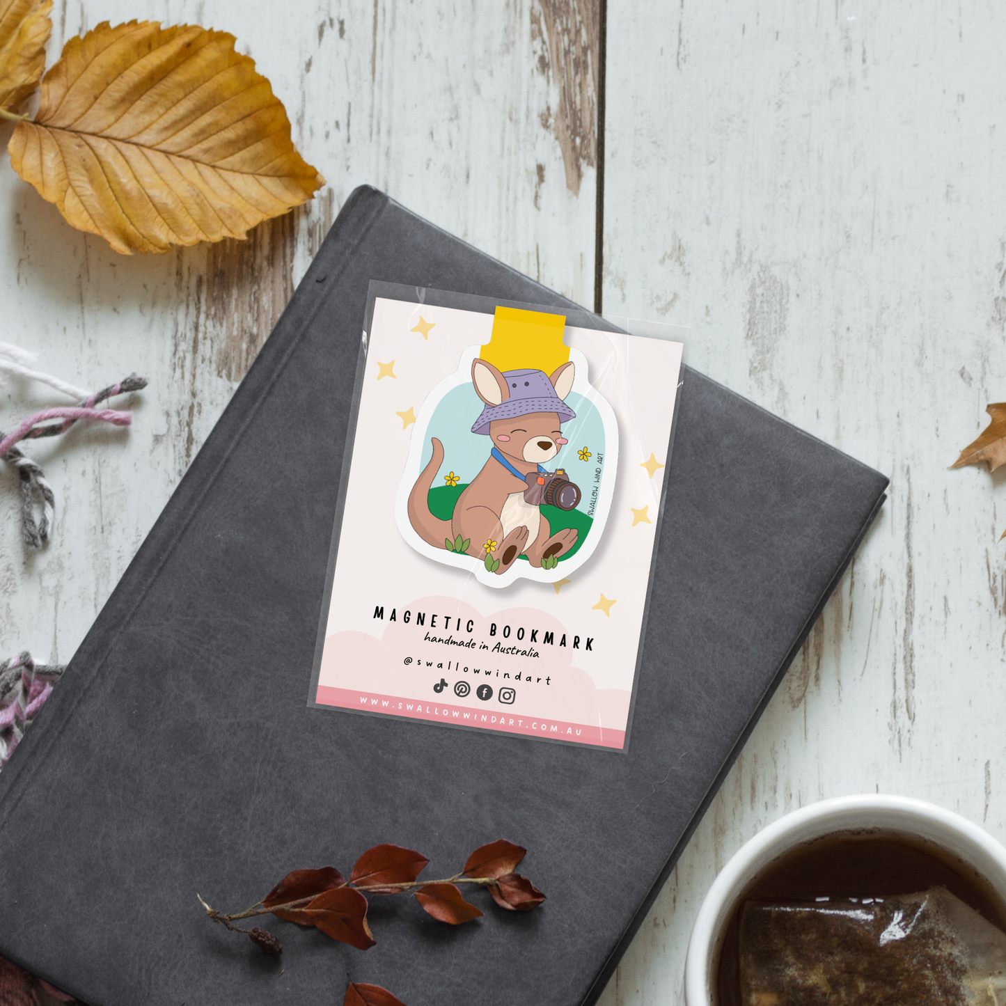 Magnetic Bookmark - Flash the Kangaroo