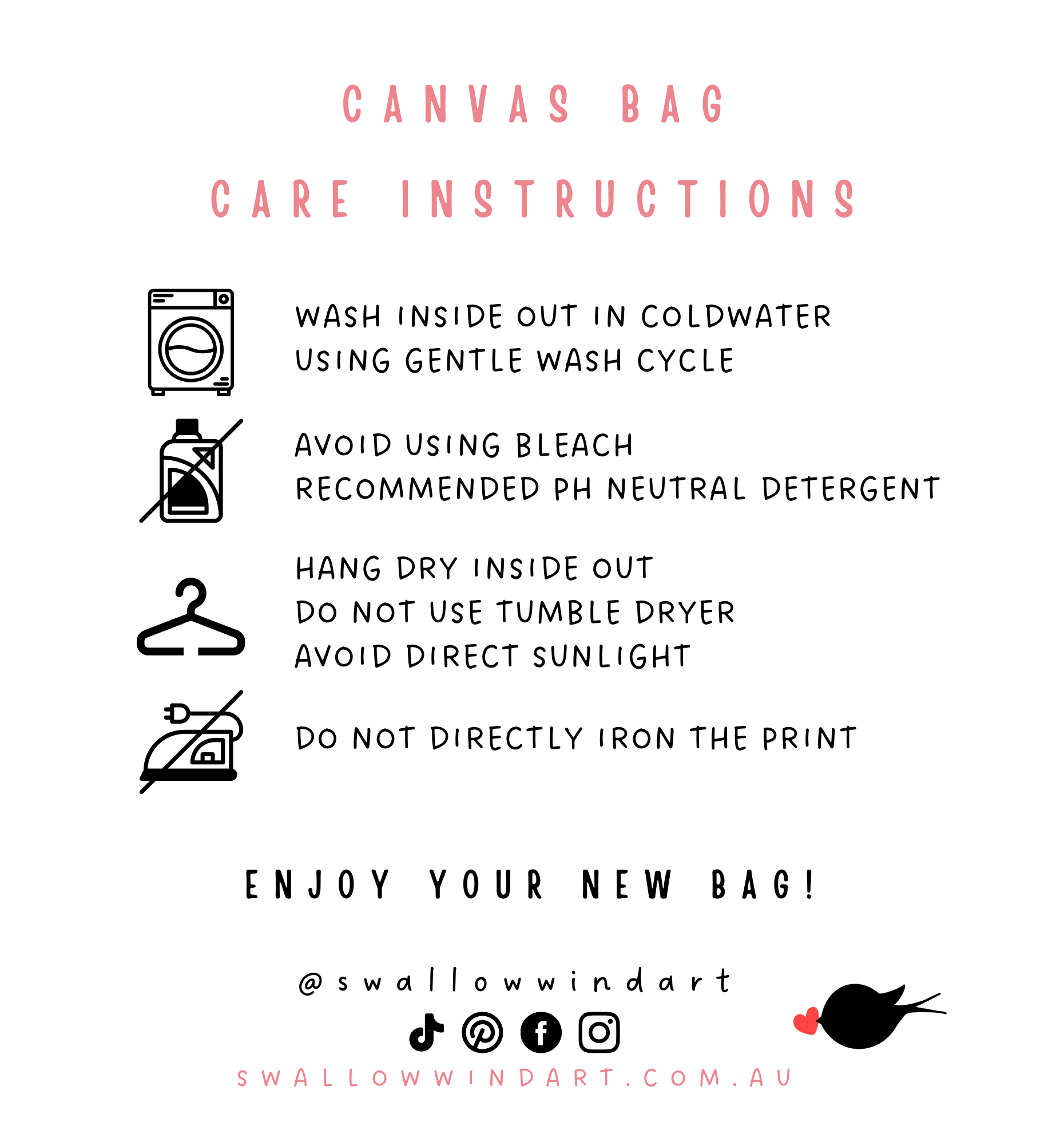 Cute Bees and Books Drawstring Bag - Swallow Wind Art