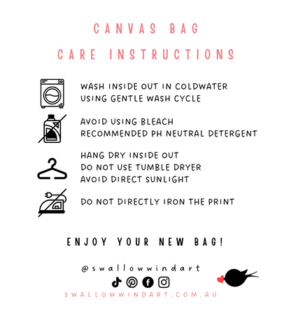 Cute Hedgehog Drawstring Bag - Swallow Wind Art