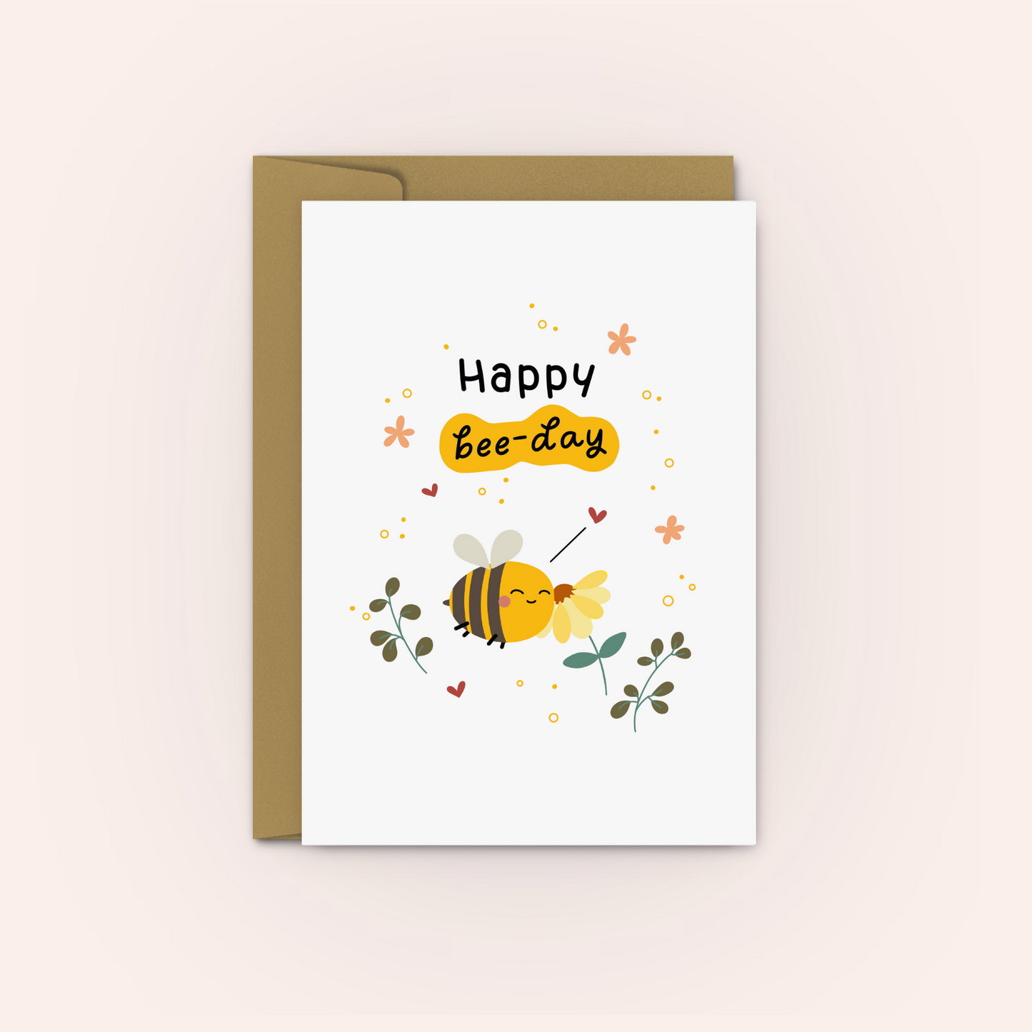 Personalised Birthday Card - Happy Bee-Day
