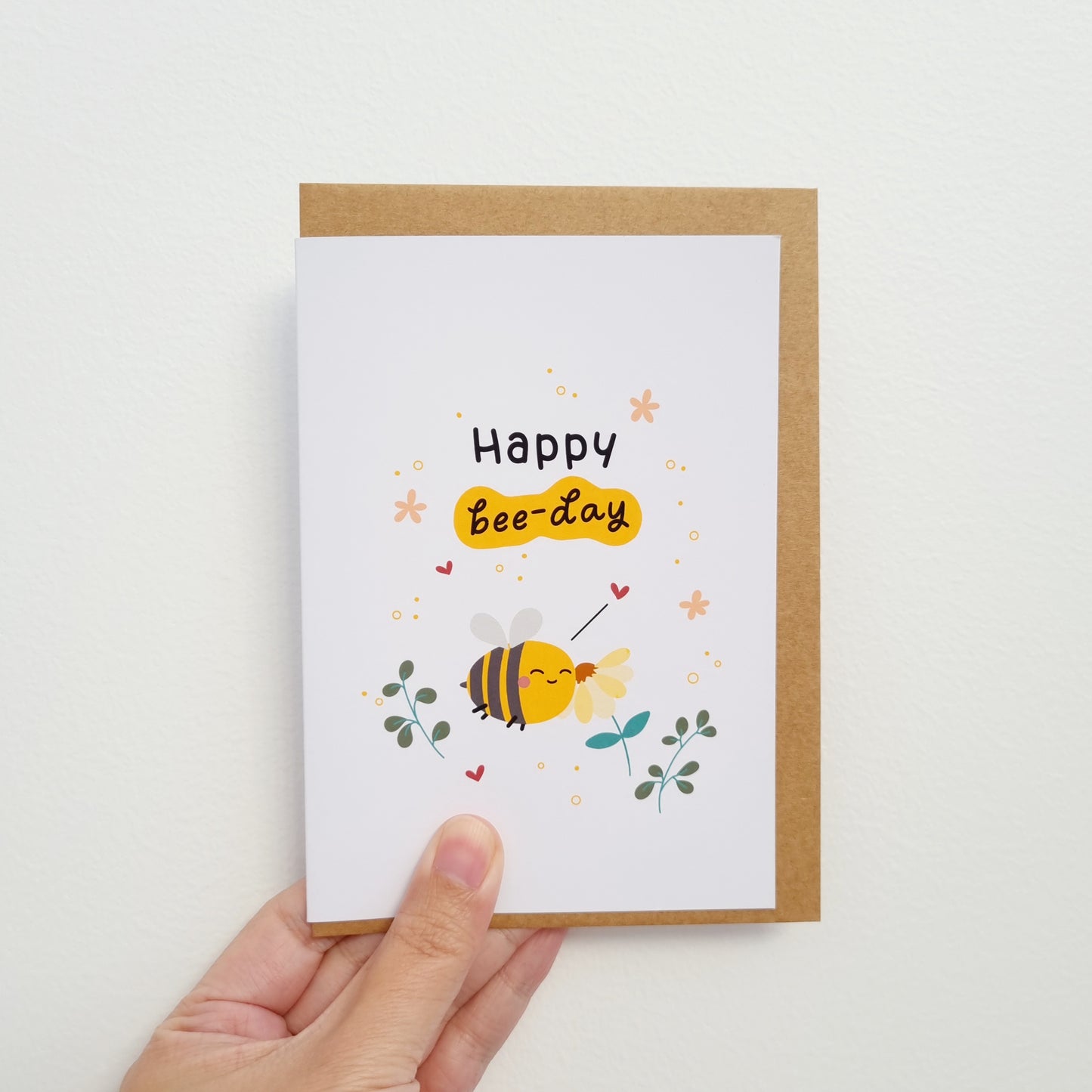 Personalised Birthday Card - Happy Bee-Day