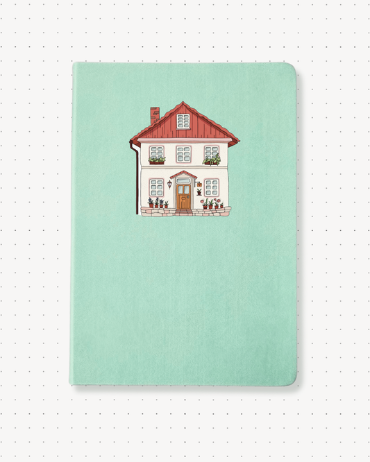 Dotted Notebooks - Cosy Cottage with Red Roof