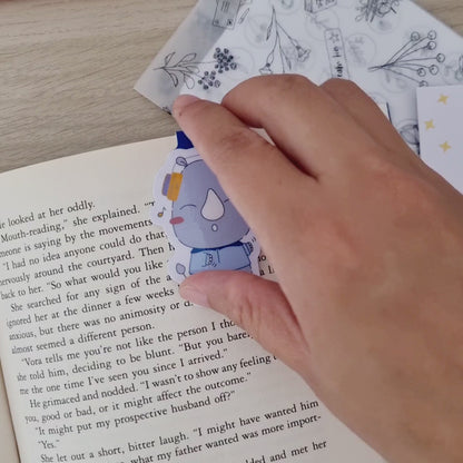 Magnetic Bookmark - Rock n Roll Rhino