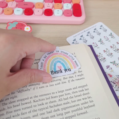 Magnetic Bookmark - Rainbow Thank You Teacher