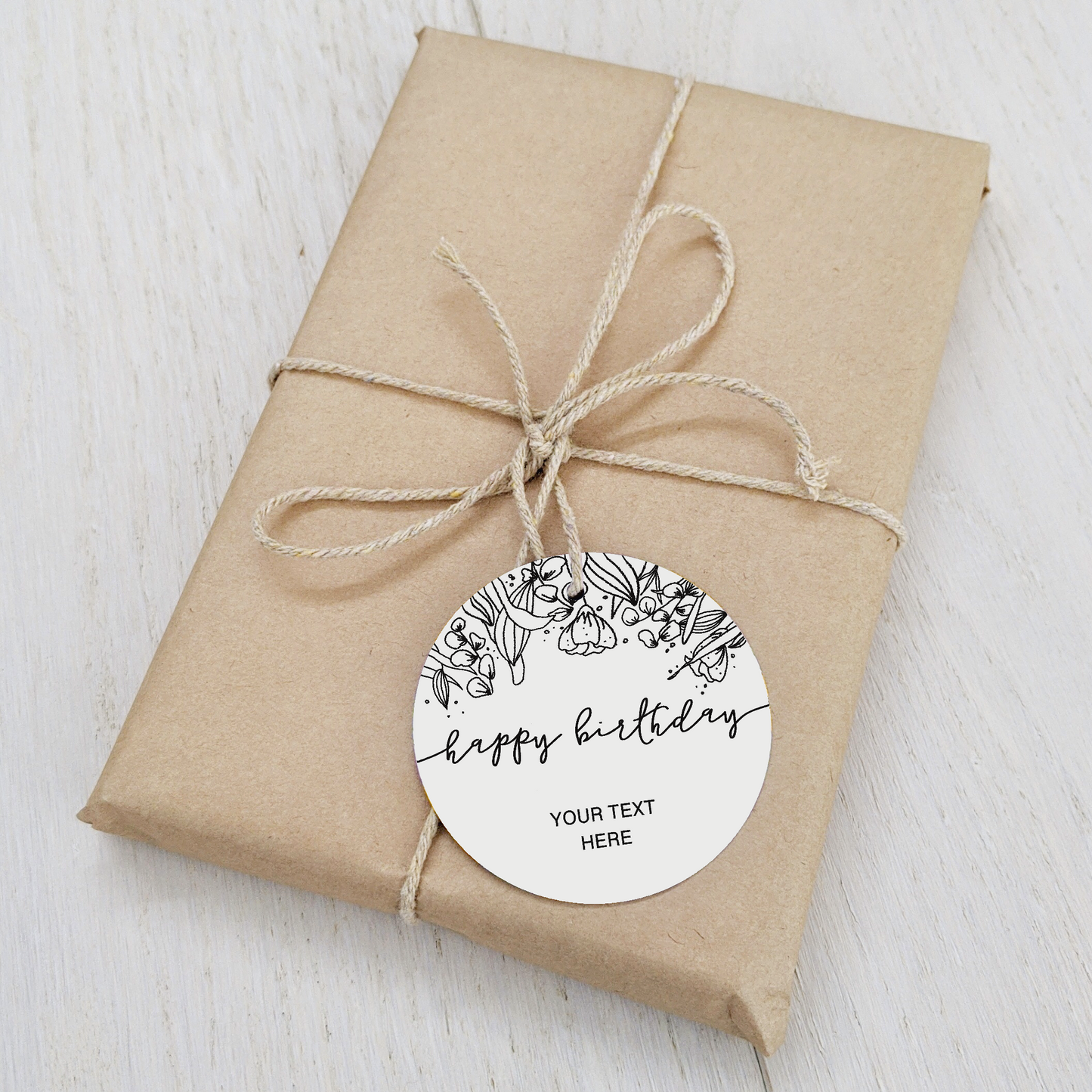 Personalised Happy Birthday Tag | Birthday Favour Tags