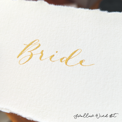 Deckled Edge Place Cards