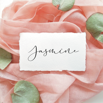 Deckled Edge Place Cards