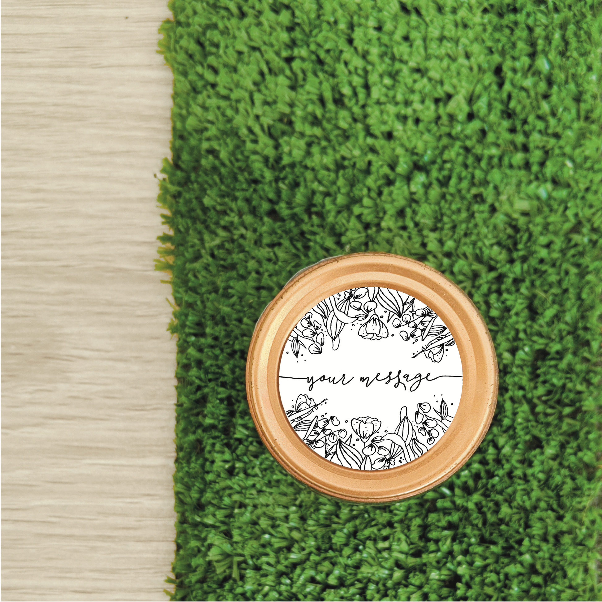 Fully Customisable Personalised Floral Gift Stickers - Swallow Wind Art