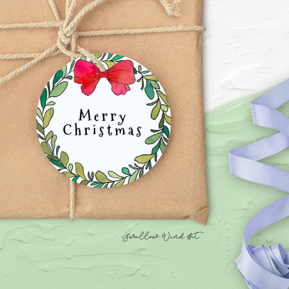 Personalised Christmas Gift Tag | Merry Christmas Gift Tag