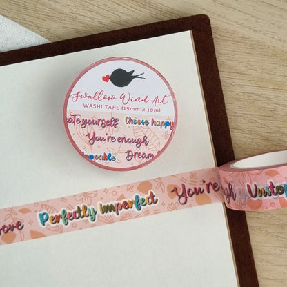 Positive Affirmation Washi Tape
